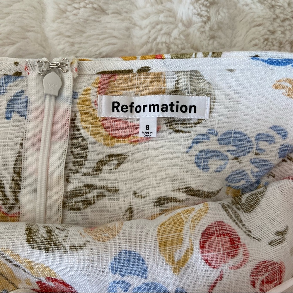 🌿|NWT| Reformation Dory Linen Dress - Picture 10 of 16